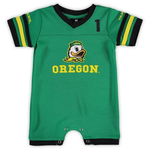 Oregon Ducks Colosseum Newborn & Infant Bumpo Football Logo Romper - Green