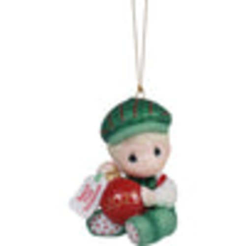 2025 Dated Boy Ornament - Baby’s First Christmas