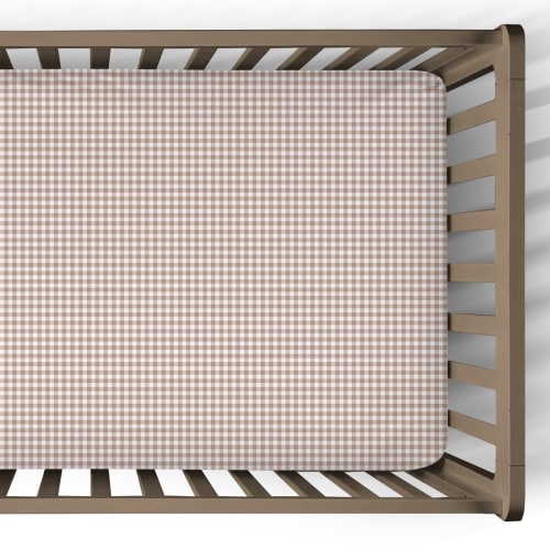Crib Sheet | Tobacco Gingham
