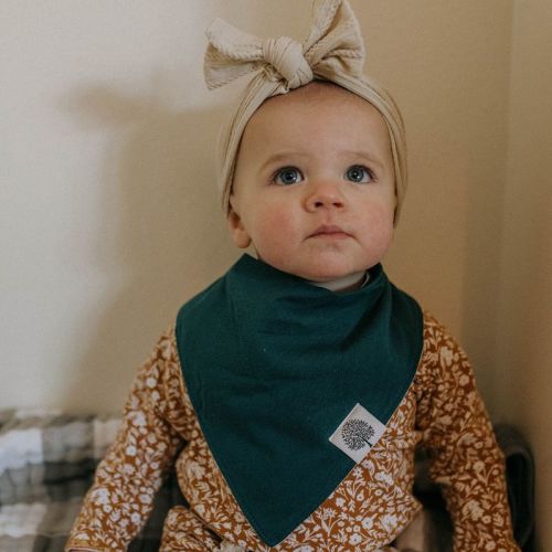 Parker Baby Co. 8 Pack Bandana Drool Bibs - Dune Set