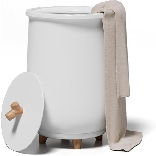 EUHOMY Towel Warmer Bucket, 20L Large Towel Warmers for Bathroom and Spa, Auto Shut-Off & Adjustable Timer for 20/40/60/90 mins, Hot Towel Warmer with Fragrance Disc, Gift for Him&Her, Blankets