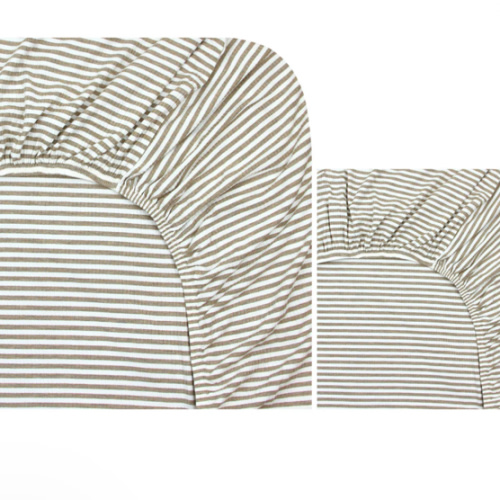 Indy Ribbed Crib Sheet + Changing Pad Cover Pack