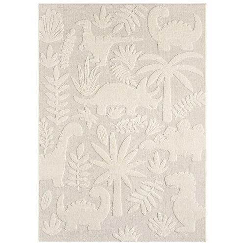 Town & Country Living TOWN & COUNTRY PLAY Dinosaur Jungle Party Kids Area Rug & Reviews | Wayfair