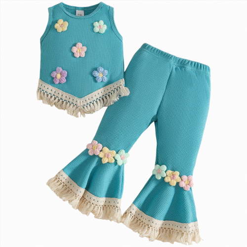 UAYOTSE Girl Clothes Set Summer Baby 0 6 12 18 24 Months 2T 3T Girl Clothes Shorts Set Floral Summer Outfits Cute Baby Clothes,Sizes 6-9 Months