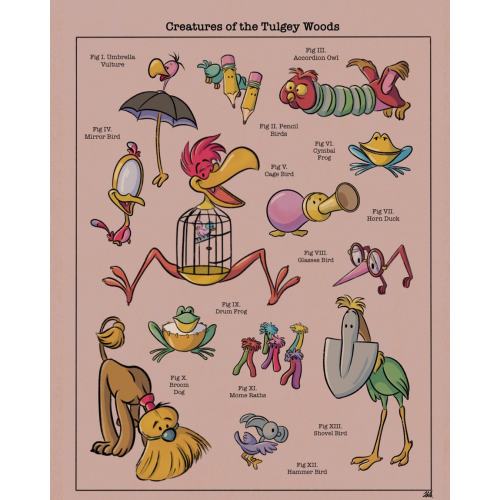 Creatures of the Tulgey Woods - Animated Movie Inspired Art Print