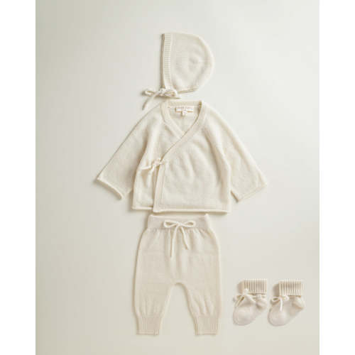 Prestige Cashmere kimono baby outfit set | Petit Louli