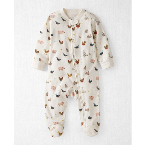 Baby Organic Cotton Sleep & Play Pajamas in Farm Friends - Little Planet | Carter's