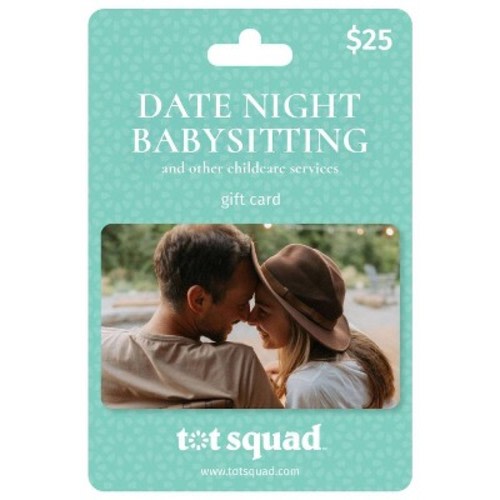 $25 Date Night Babysitting Baby Registry Essentials Gift Card