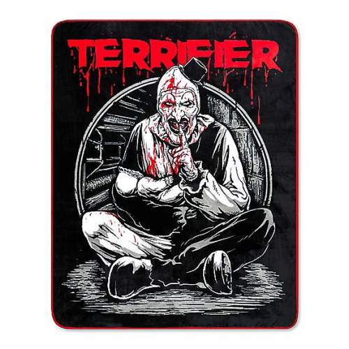Art the Clown Shush Fleece Blanket - Terrifier