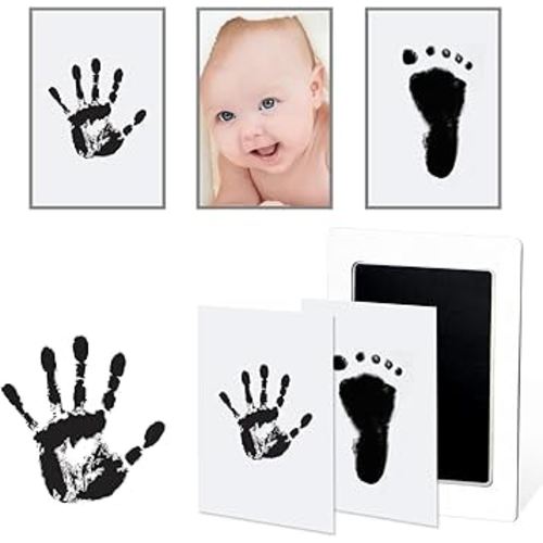 Tubuui 1-Pack Clean Touch Ink Pad for Baby Handprints and Footprints, Baby Footprint Kits,Inkless Hand and Footprint Kit,No Mess Ink Pad for Baby Hand and Footprints,Baby Shower Gifts for New Moms