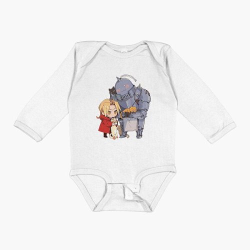 FullMetal Alchemist Chibi Edward Elric and Alphonse Elric Baby One-Piece