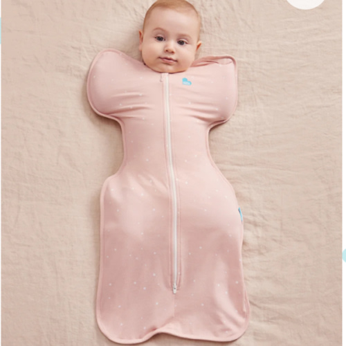 Swaddle Up™ 1.0 TOG Cotton Powder Pink Twinkle