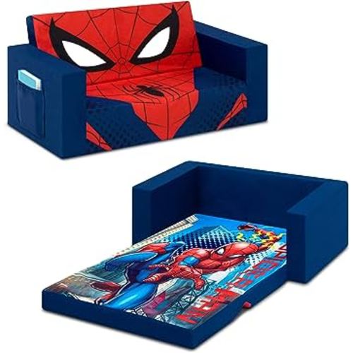 Delta Children Cozee Flip-Out Sofa, Spider-Man