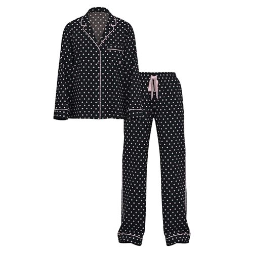 Victoria's Secret Flannel Pajama Set, Long Sleeve Button Down Shirt & Pants, Sleepwear for Women (XS-XXL)