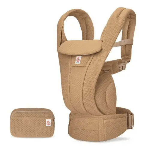 Ergobaby Omni Deluxe Baby Carrier (Mesh, Camel)