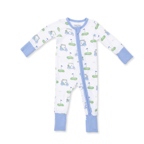 Angel Dear Golf Carts Blue Convertible Romper