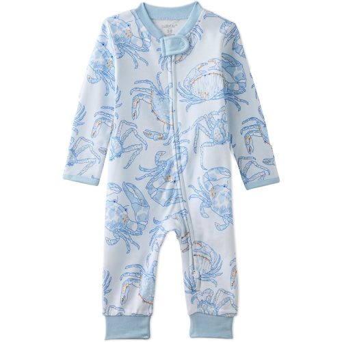 Butterblu Shadow Sleep & Play Baby Pajamas 100% Organic Cotton Two Way Zipper Sleeper Pajamas for Baby Boys & Girls