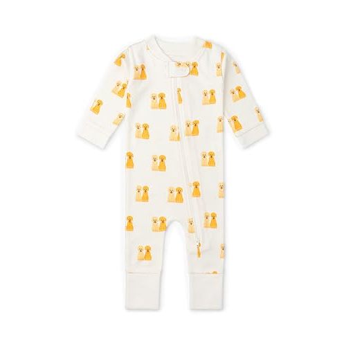 MONICA + ANDY One Piece Baby Pajamas, 100% Organic Baby Clothes for Girls and Boys, Sizes For Newborn and Infant