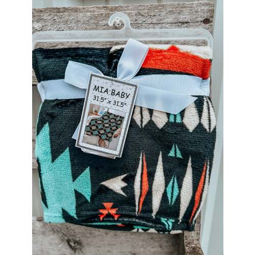 Mia Baby Blanket Black