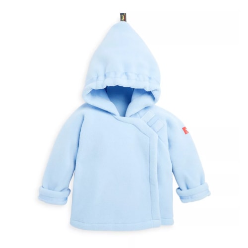 Widgeon Hooded Fleece Jacket in Light Blue