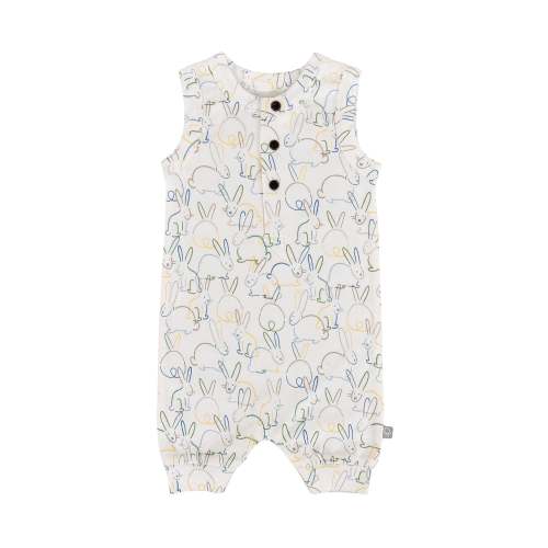 Baby Tank Romper - Bunnies | 100% Organic - Finn + Emma