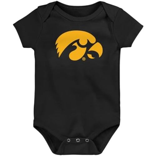 Outerstuff NCAA Officially Licensed Newborn & Infants 0-24 Months Primary Logo Creeper Bodysuit Romper