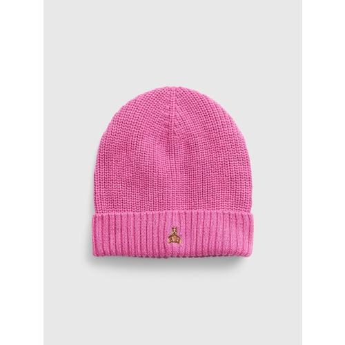 Baby Solid Beanie in phlox pink
