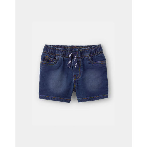 Baby Boy Denim Drawstring Shorts - Dark Wash - OshKosh B'gosh | Carter's