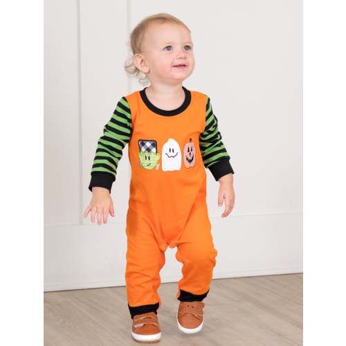 Frank & Friends Striped Romper
