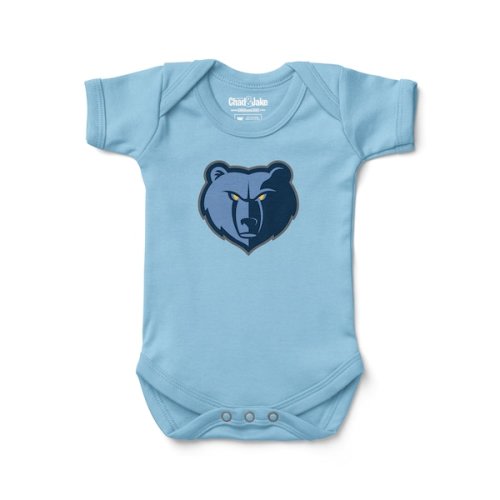 Memphis Grizzlies Chad & Jake Newborn & Infant Primary Logo Bodysuit - Light Blue