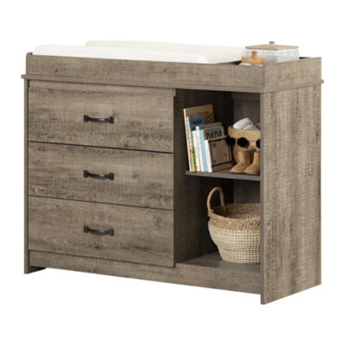 South Shore Tassio Wide Changing Table with Drawers | Wayfair