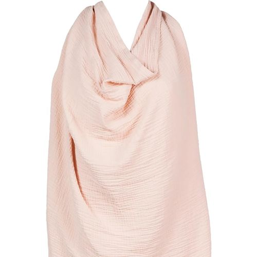 snuggle me® Nursing Cover - 100% Organic Cotton Muslin Nursing Cover Up for Breastfeeding with a BPA-free Silicone Teether Ring, Ultra-soft & Lightweight (33.5″ × 39.4″)