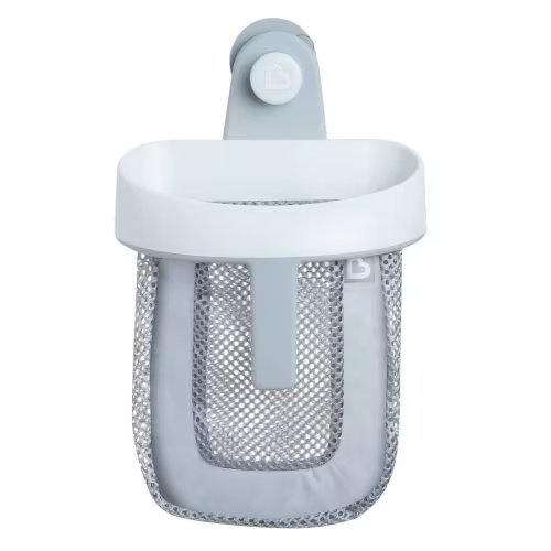 Munchkin Super Scoop Bath Toy Organizer & Storage - Gray: Plastic Drainable Scoop for Baby Bath Safety Accessories