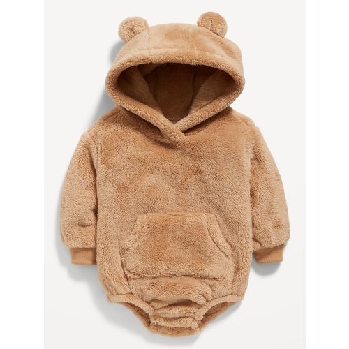 Unisex Hooded Critter One-Piece Romper for Baby