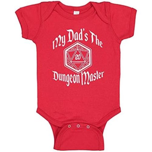 My Dad's The Dungeon Master Baby Bodysuit/Toddler T-Shirt RPG Baby Clothing
