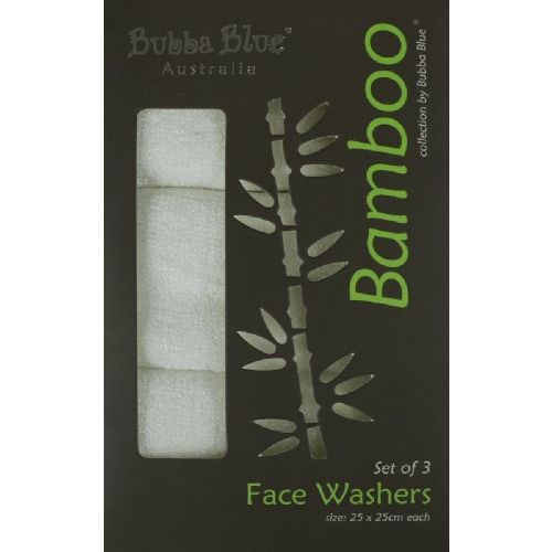 Bubba Blue Bamboo Wash Cloth 3 Pack Pack