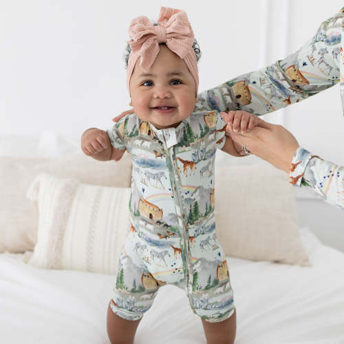 Noah's Ark Shortie Romper