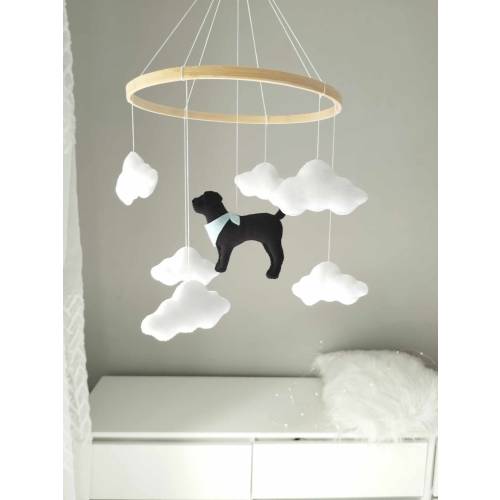 Labrador mobile nursery, Dog baby mobile, Golden retriever mobile, Baby mobile boy, Puppy cot mobile, Labrador Nursery Decor, Baby gift,P#71