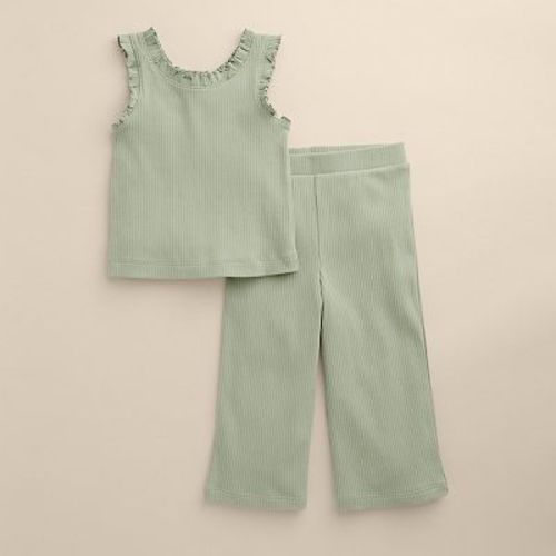 Baby & Toddler Little Co. by Lauren Conrad 2-pc. Essential Tank & Wide Leg Bottom Set