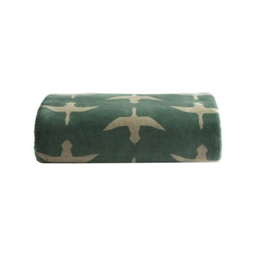 Eddie Bauer 60"x70" Geese Throw Blanket Green