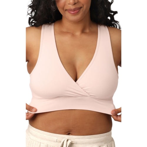 French Terry Racerback Nursing & Sleep Bra - Fits Sizes 30B-46D, Medium B/C