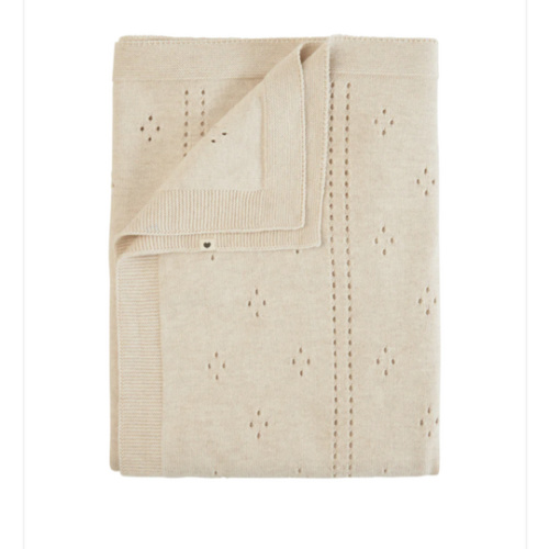 Willaby | BIBS knitted pointelle blanket | ivory – willaby