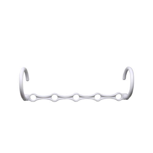 Mainstays Space Saving Cascading Plastic Clothing Hanger, Any Age, 10 Pack, White, Good for Adults, Teens, and Kids