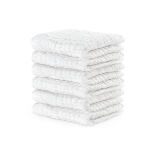 Muslin Washcloths - Pack of 6