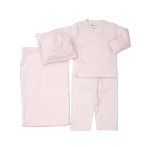 Take Me Home Pink Pointelle Bundle Set - NB