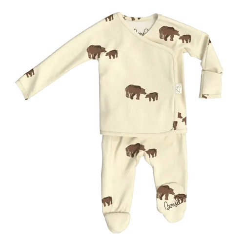 Footie - Mama Bear – Bonsie Skin to Skin Babywear