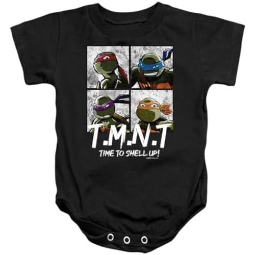 Popfunk Teenage Mutant Ninja Turtles (2012) Group Headshots Unisex Infant Snap Suit for Baby