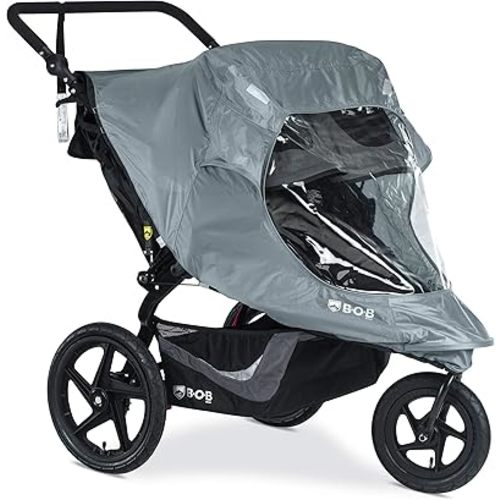 BOB Gear Duallie Swivel Wheel Stroller Weather Shield | Water and Wind Resistant + Ventilated + Easy Install