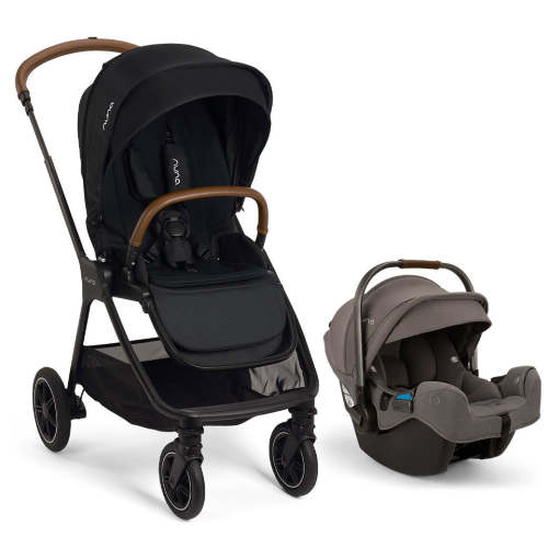 TRIV Next Stroller + PIPA Series Travel System - Caviar / PIPA rx / Granite
