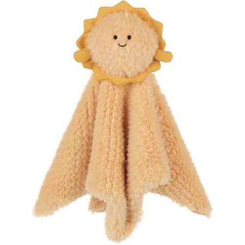 Apricot Lamb Cheerful Sun Blanket Soft Loveys for Babies, Security Blanket for Baby Boy and Girl, Infant and Toddlers 13.8x13.8 Inches